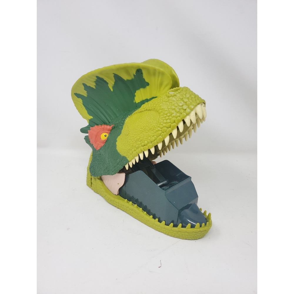 UNO Attack Jurassic World Dilophodaurus Dinosaur Head Card Launcher Only